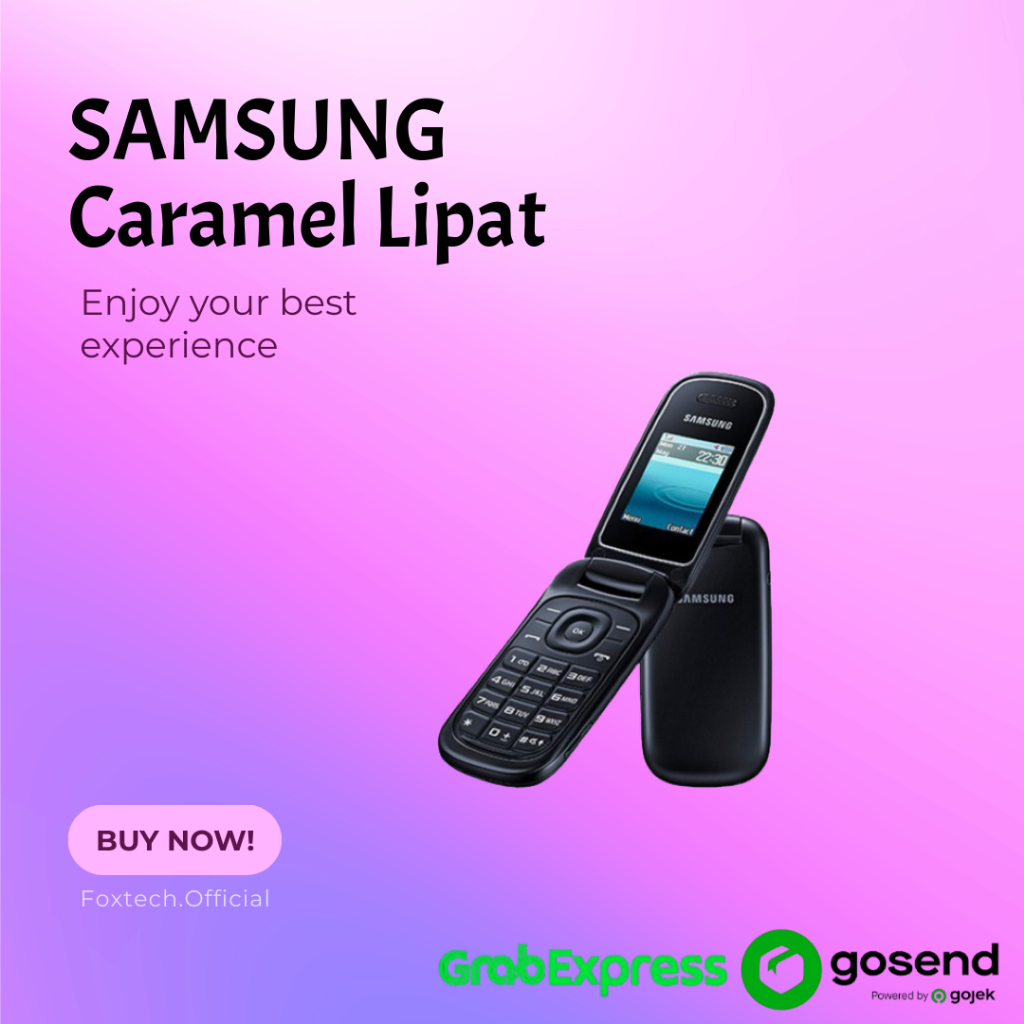 [ORIGINAL] FOXTECH Samsung Lipat Caramel Dual SIM HP Jadul Klasik