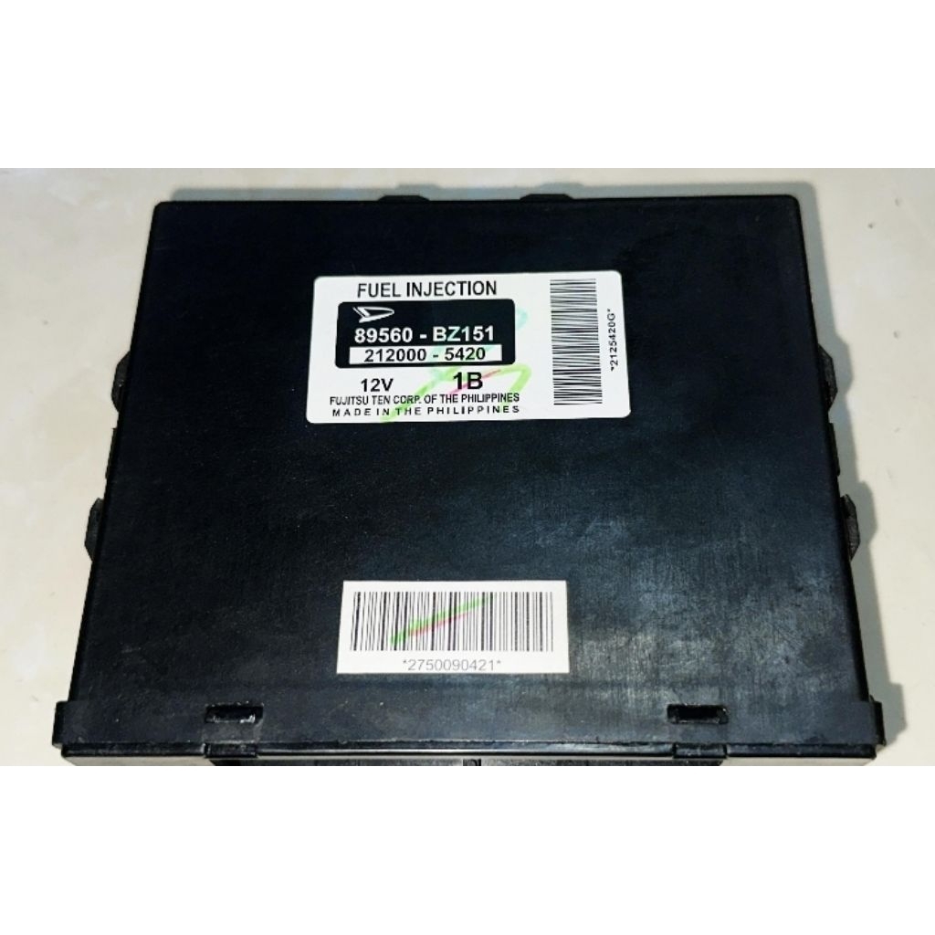 ECU AVANZA MANUAL 1.3 KODE  BZ151 COPOTAN ORIGINAL