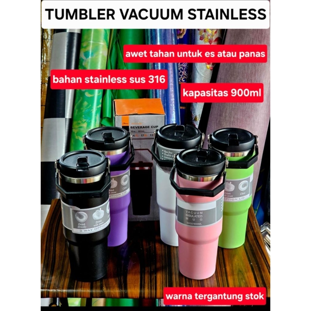 TUMBLER VACUUM FLASK STAINLESS STELL