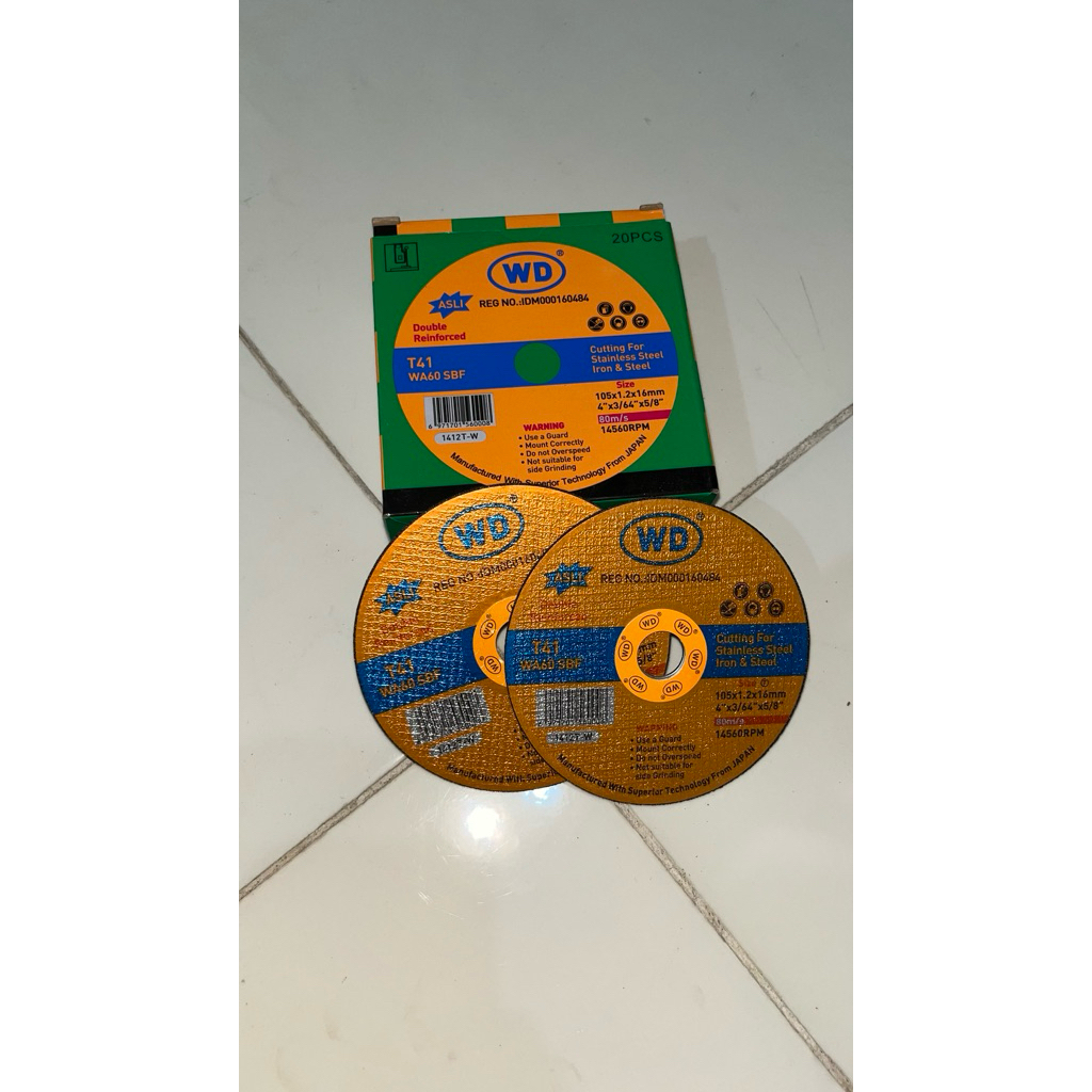 WD mata gerinda pemotong besi