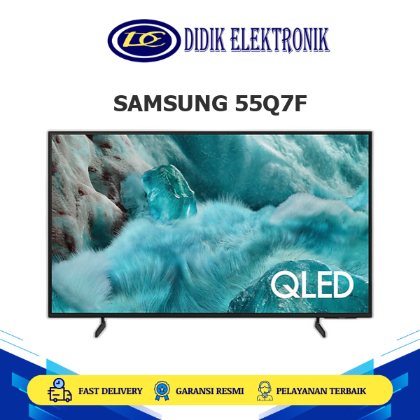 (Khusus Luar Kota) SAMSUNG 55Q7F QLED Smart Tv 55 Inch UHD 4K Flat 55Q7F Q7F New Product 2025 ( Buka