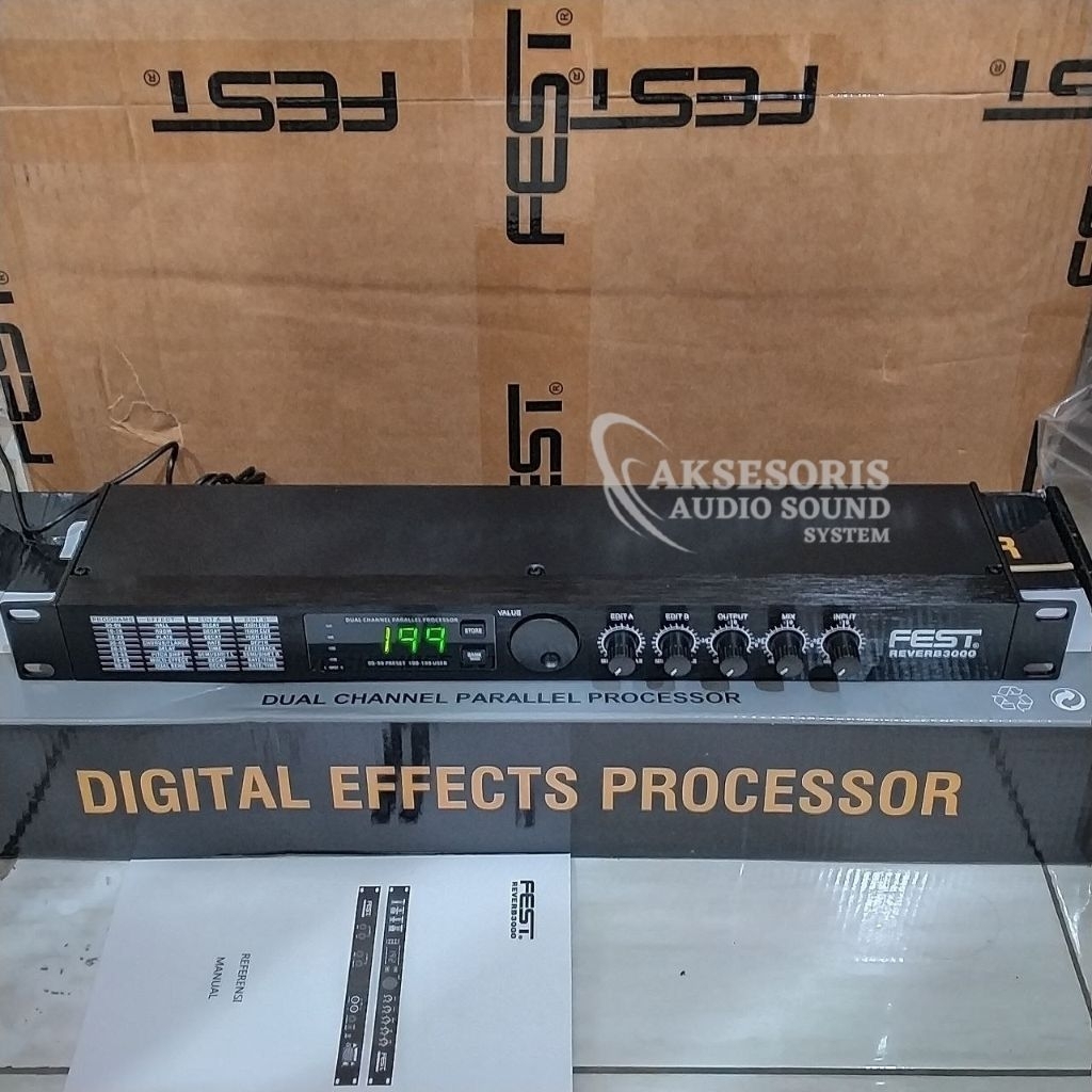 Efek FEST REVERB 3000 Efek Vokal