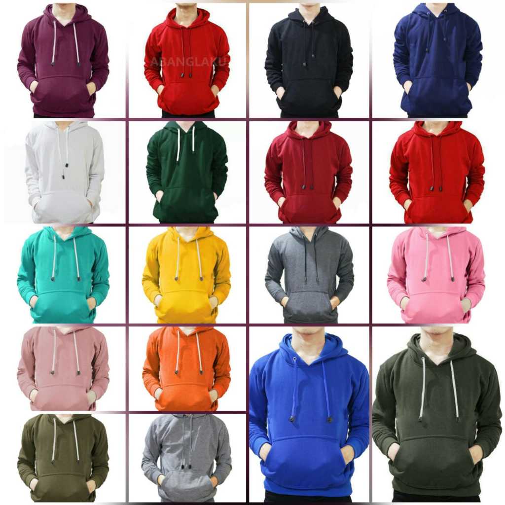 Jaket Hoodie Jumper Polos Preloved Warna Mocca Untuk Pria/Wanita Mocca Cream Putih Hodie