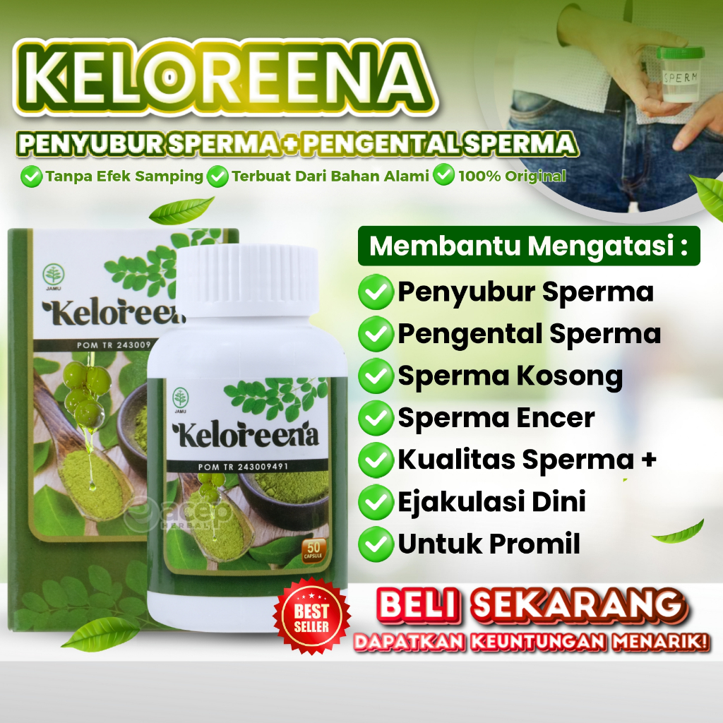 Keloreena Penyubur Sperma Pengental Sperma Sperma Kosong Encer Tingkatkan Kualitas Sperma Promil