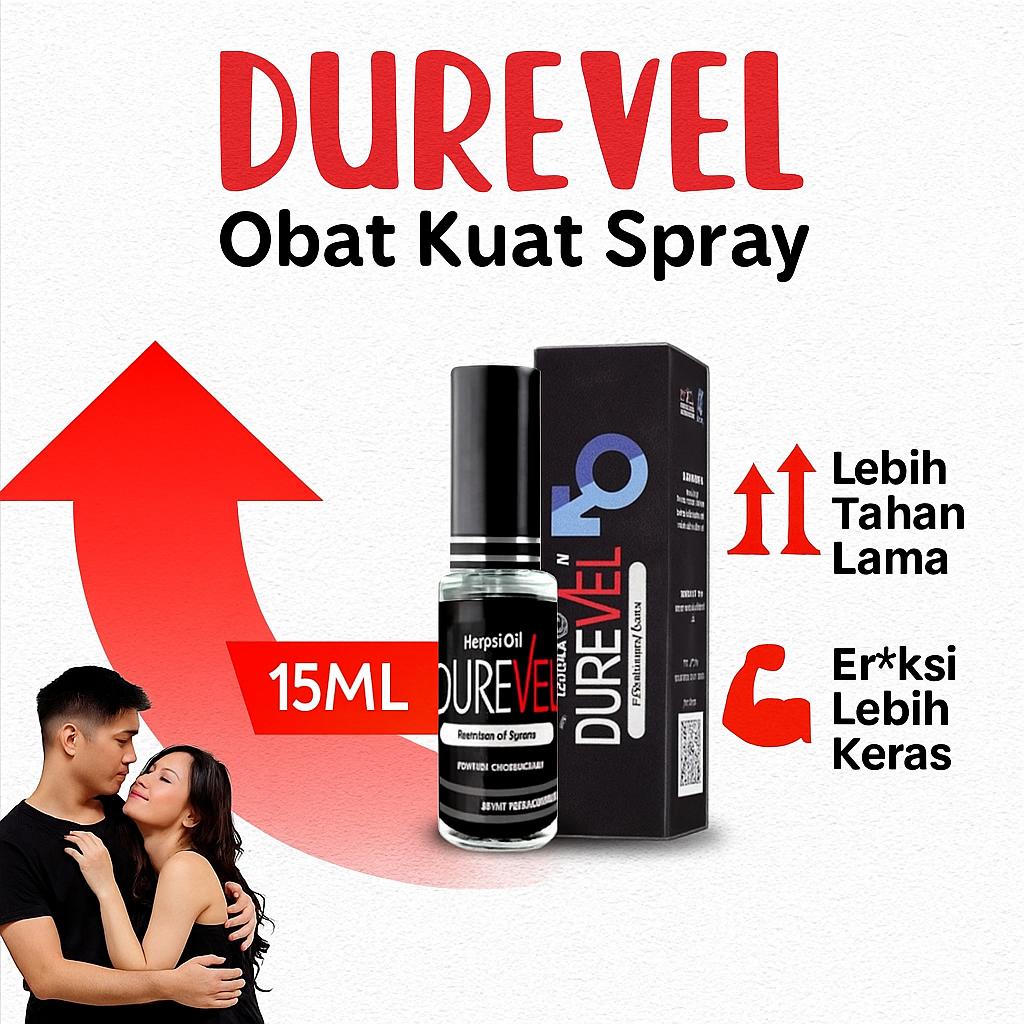 Durevel Herbal Spray BPOM – Solusi Tahan Lama untuk Pria Modern!
