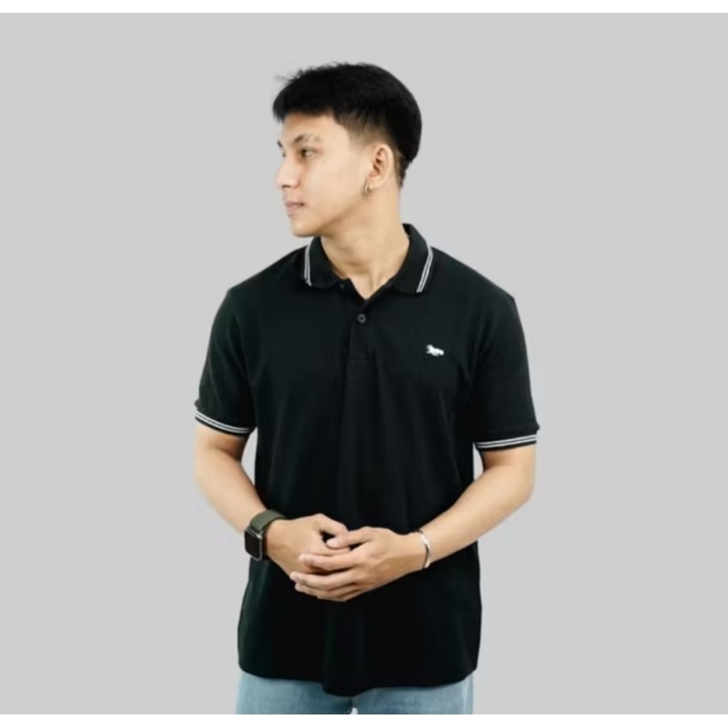 Kaos WALRUS Original Basic polos hitam