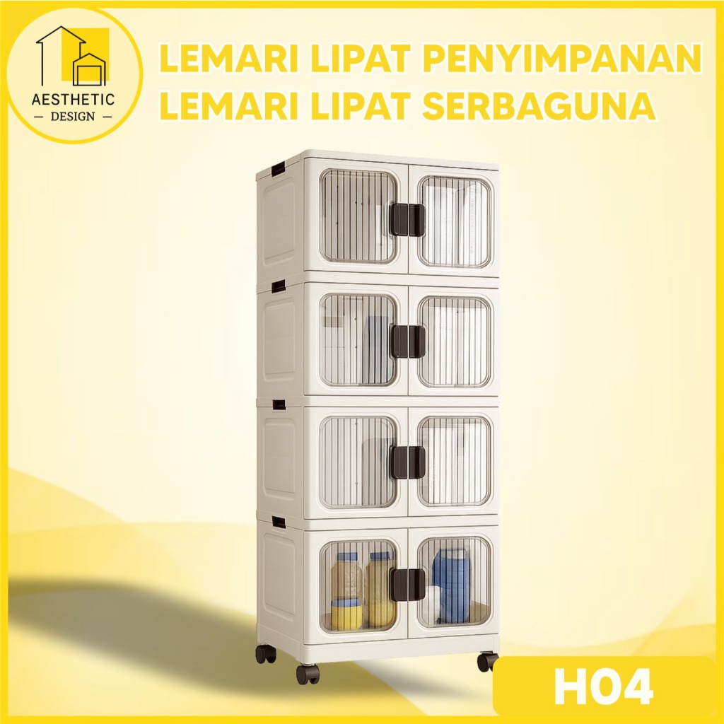 Lemari Lipat Lemari Penyimpanan Lipat Serbaguna