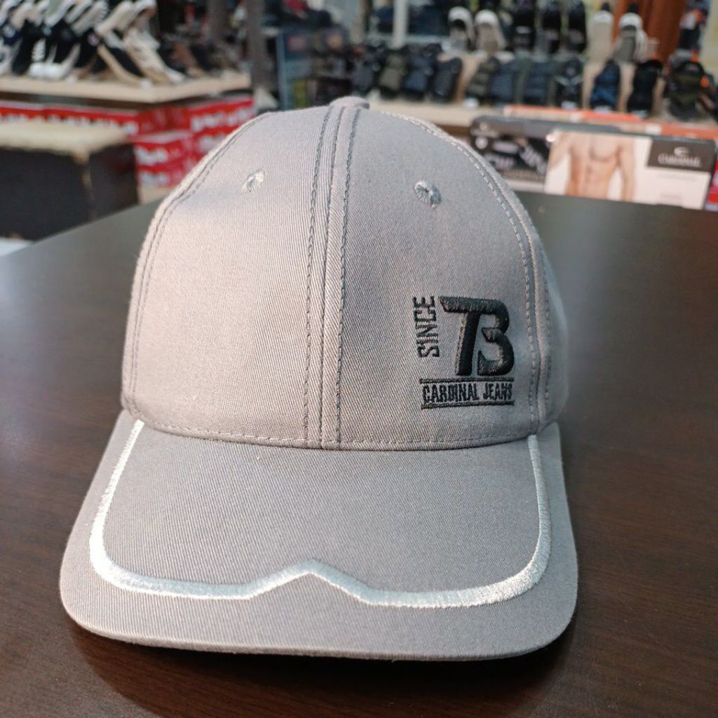 TOPI PRIA CARDINAL JEANS, WARNA ABU ORIGINAL, BAHAN KATUN//58122013