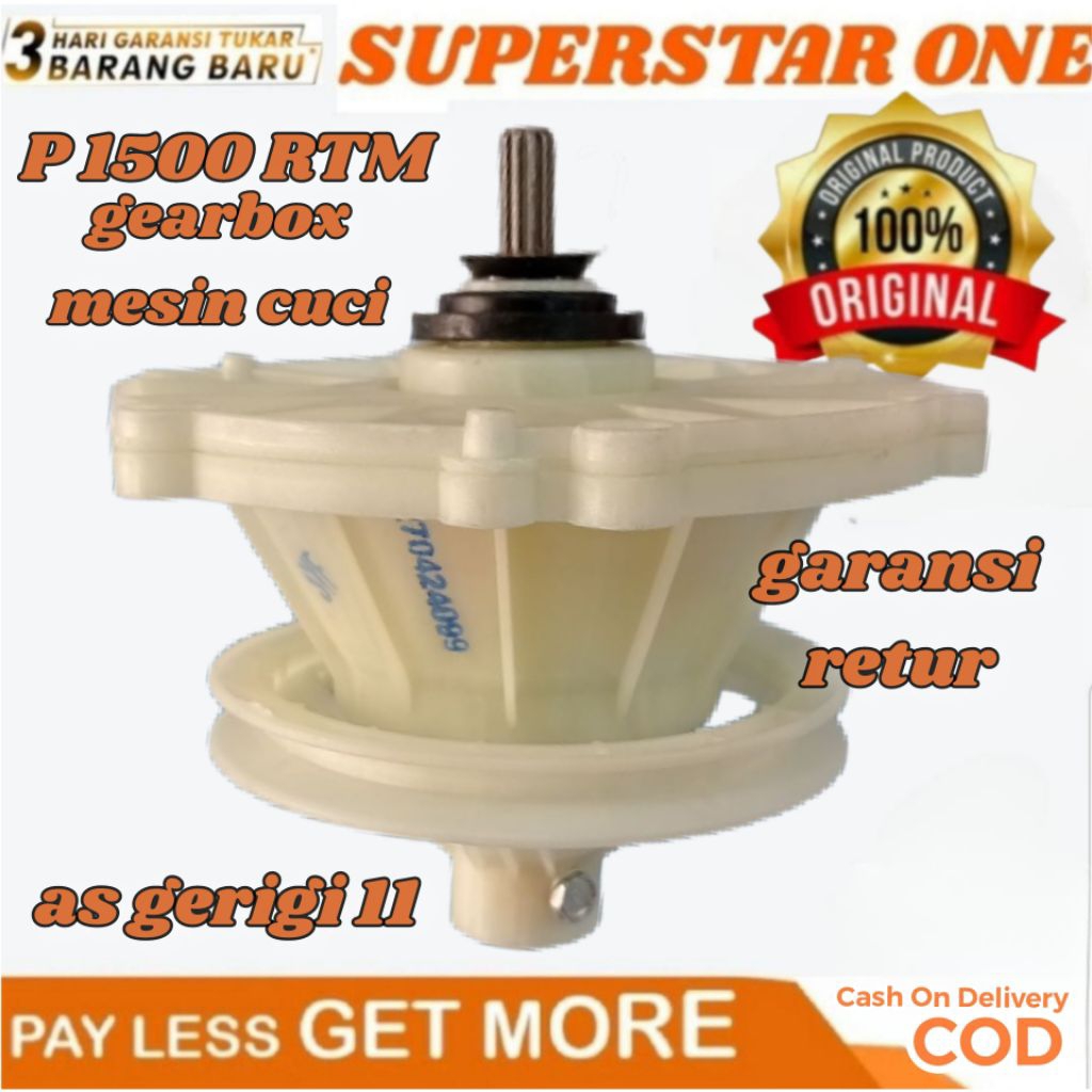 gearbox mesin cuci Lg P 1500 RTM/P1500RTM/P-1500RTM