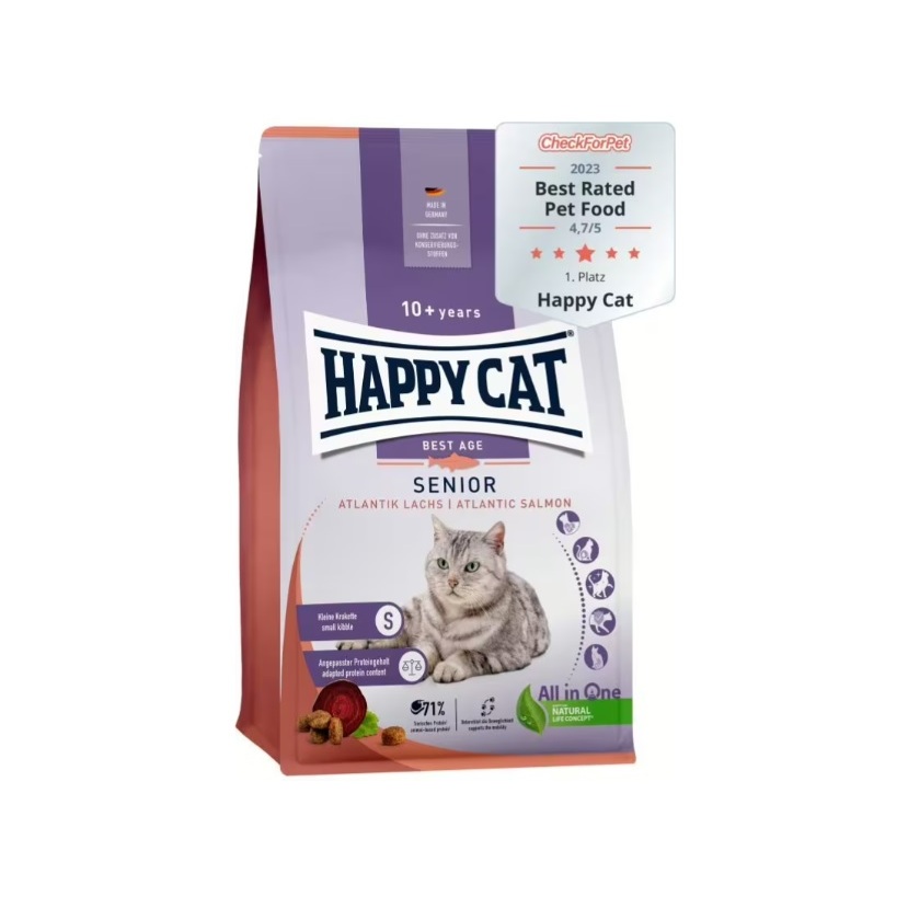 Happy Cat Senior 8+ / 10+ Atlantic Salmon 4kg