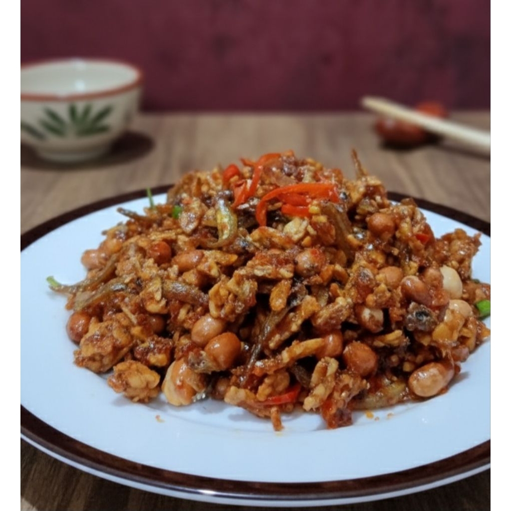 Kering Tempe Kacang Teri 100 - 500 gram