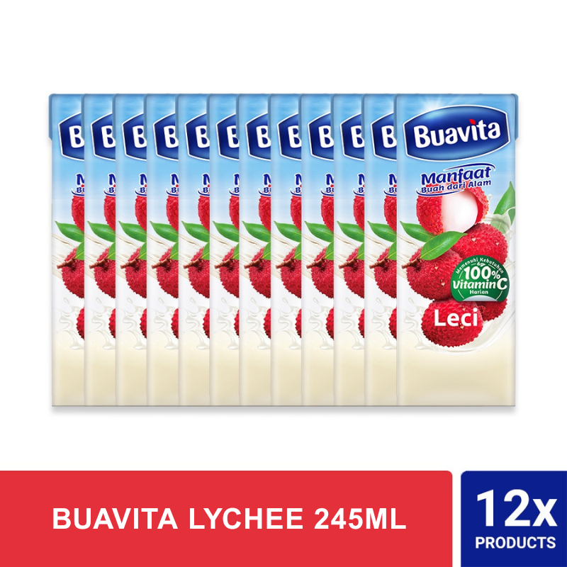 Buavita Lychee 245ml (Isi 12)