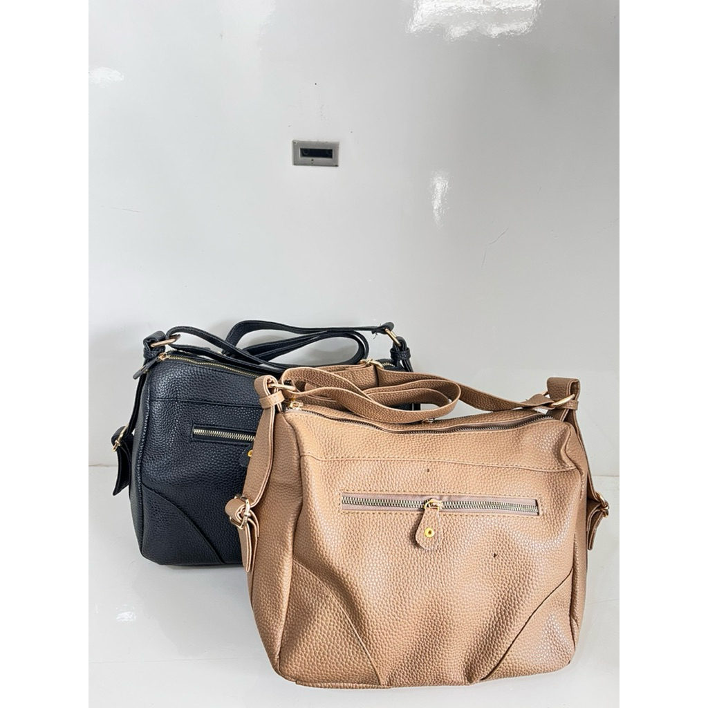 tas lula L/tas kulit jeruk premium sintetis tebal/tas selempang