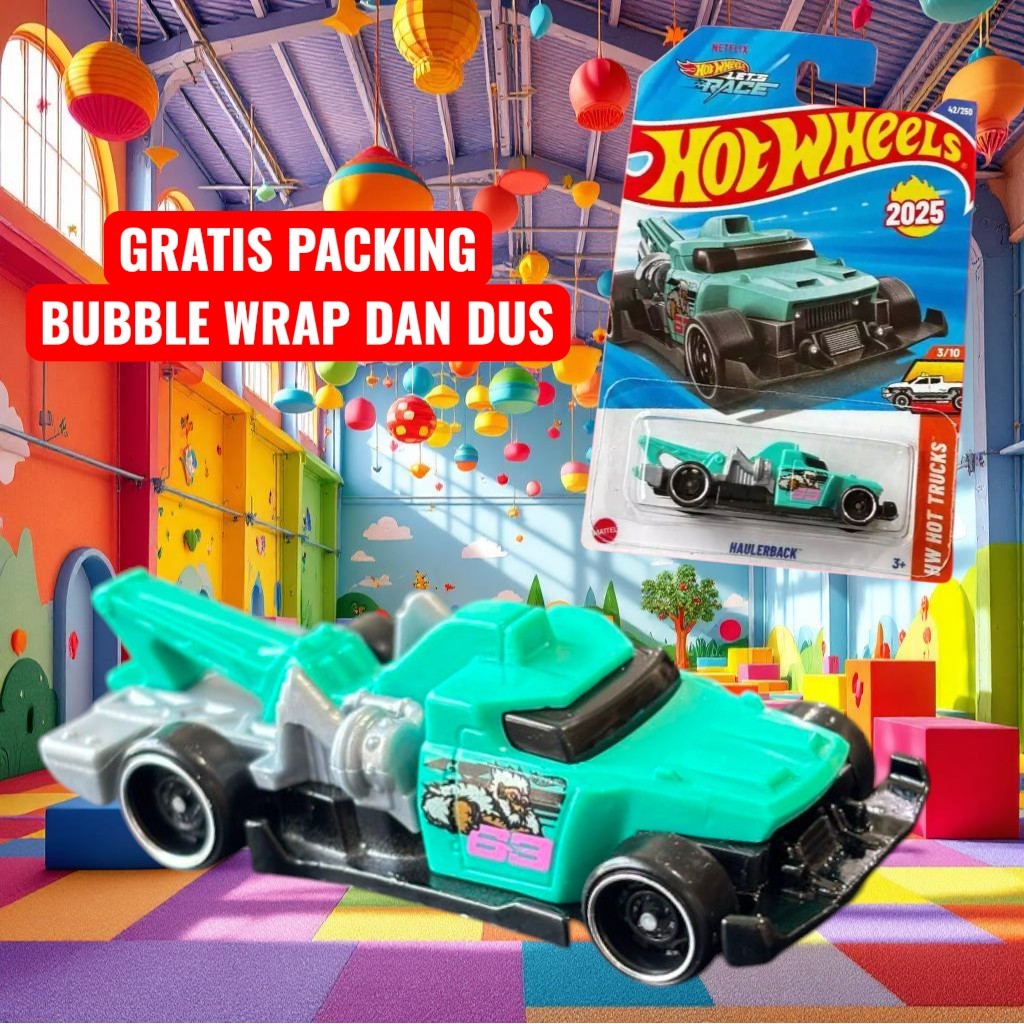 Hot Wheels Haulerback Hijau Lot H 2025