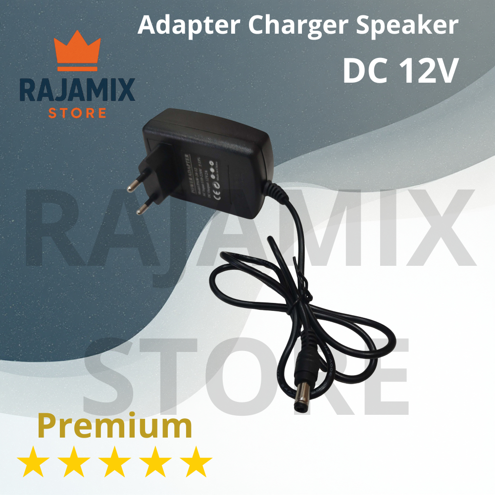 Adaptor Charger Speaker DC 12V Premium – Power Supply Speaker Aktif 12 Volt