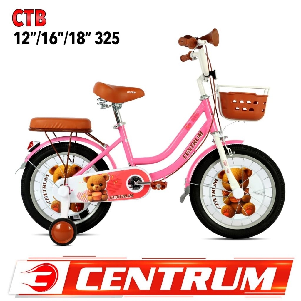 Sepeda Anak mini Centrum 16Inch 325 Teddy Bear