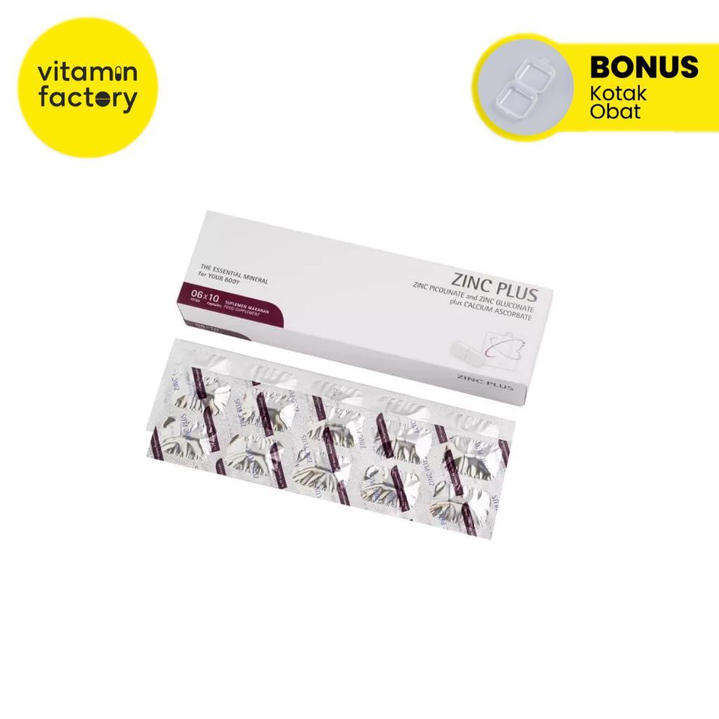 Zinc Plus Vitamin C Strip 10 Capsules Mineral Zinc Picolinate Zinc Gluconate Calcium Ascorbate