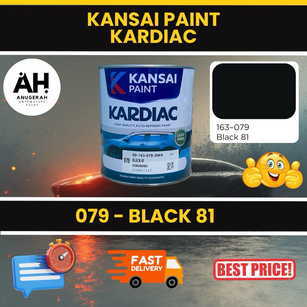 KANSAI PAINT KARDIAC BLACK 81 (1KG)