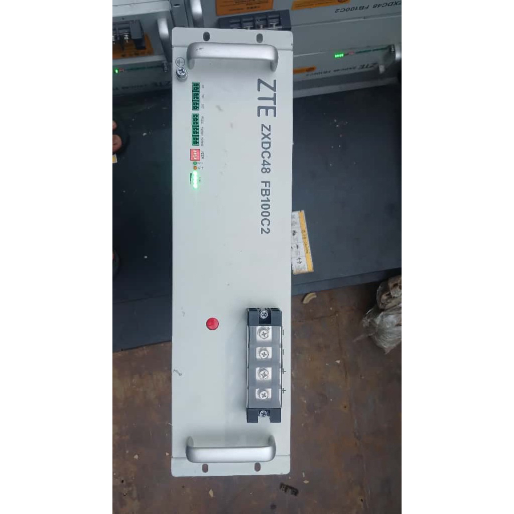lifepo4 bekas like new 48v 100ah merek zte putih slim seri c2