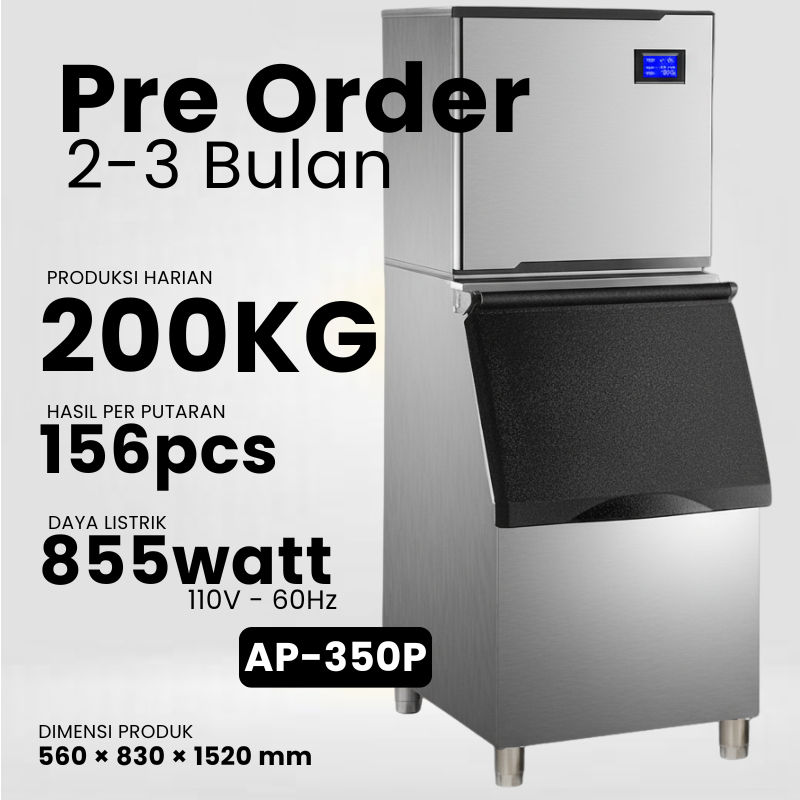 PRE ORDER Mesin Pembuat Es Batu Komersil SOOCOOL Ice Makers, Mesin Es Batu Kapasitas Besar