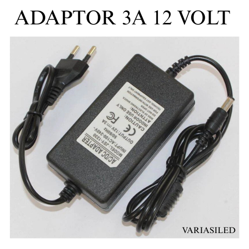 3A 12VOLT ADAPTOR LED STRIP LAMPU MODUL