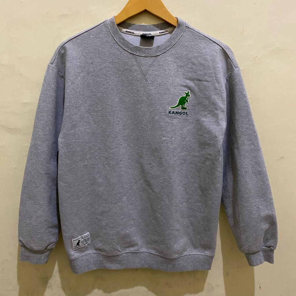 Crewneck Casual Kangol born British original second Bekas murah, jual sweater kangol original murah