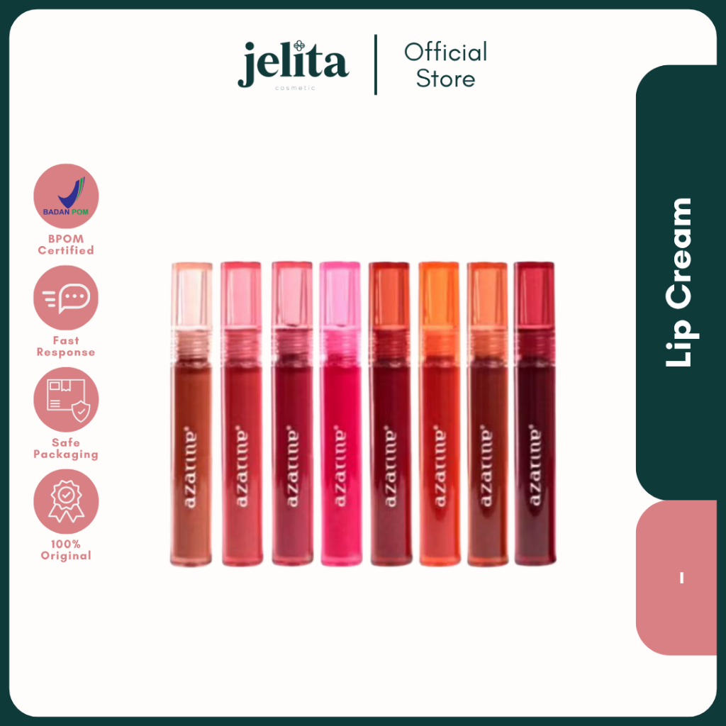 Jelita Cosmetic - Azarine Velvety Lippie Cream