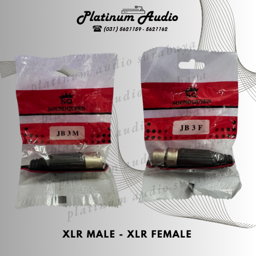 XLR MALE TO XLR FEMALE