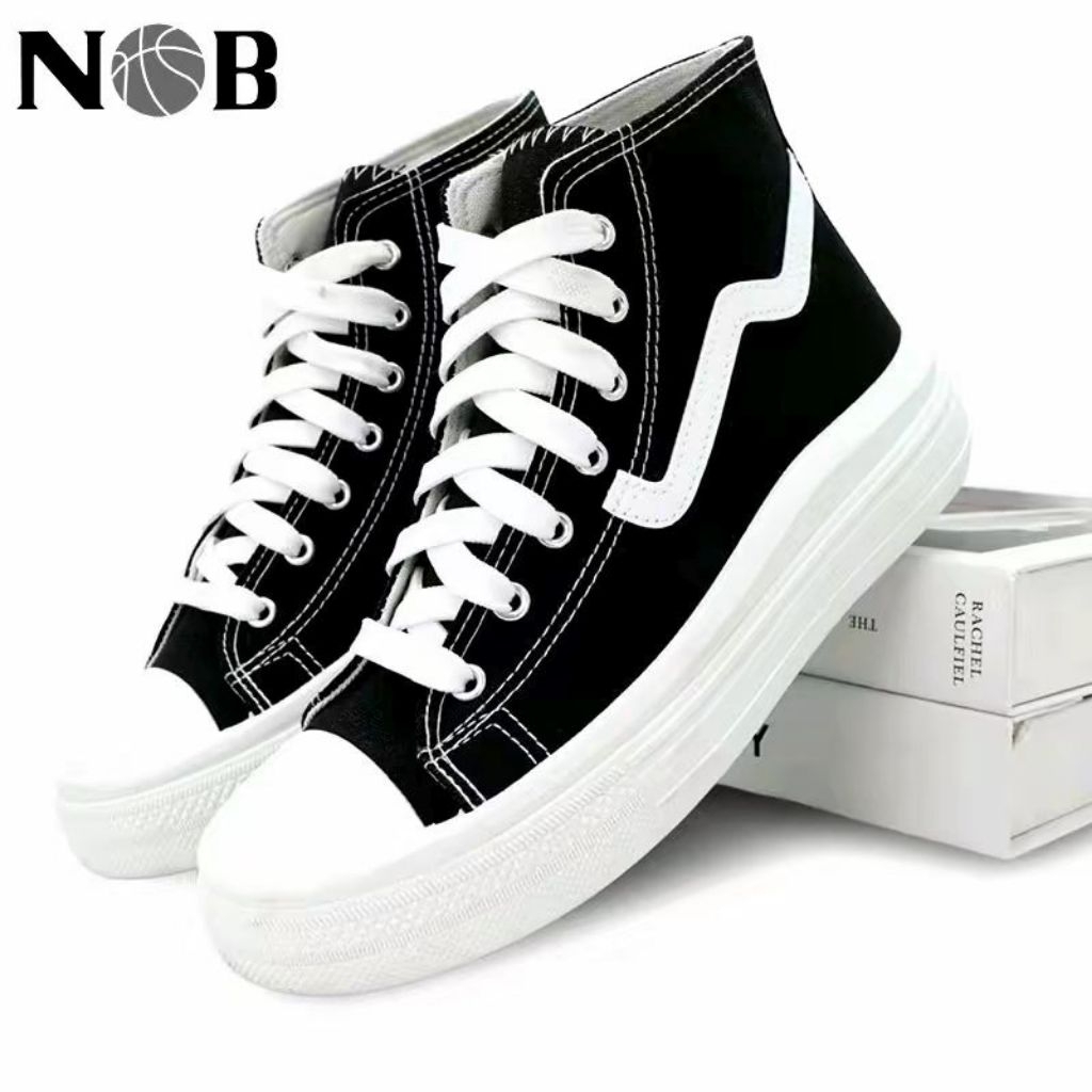 N BOLA B Sepatu Sneakers NB Croos Sepatu Sekolah Kekinian Nyaman Awet & Terjangkau Model High Top Hi
