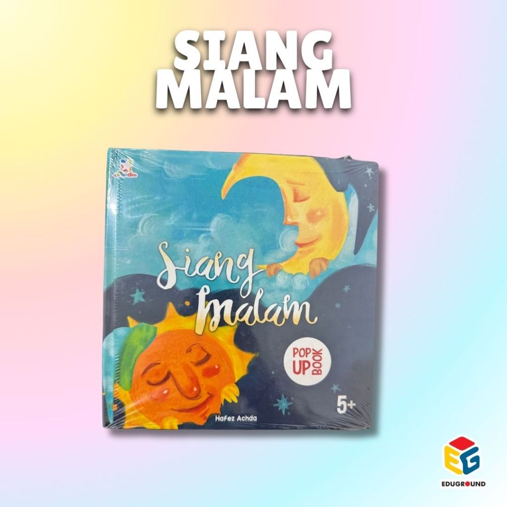 Pop Up Book Anak, Pop Up Book, Buku Pop Up, Mengenal Waktu Siang dan Malam.