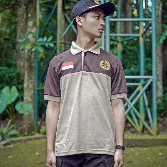 KAOS LAKOS KERAH LENGAN PENDEK PRAMUKA/KAOS LAPANGAN PRAMUKA/KAOS KERAH PENDEK