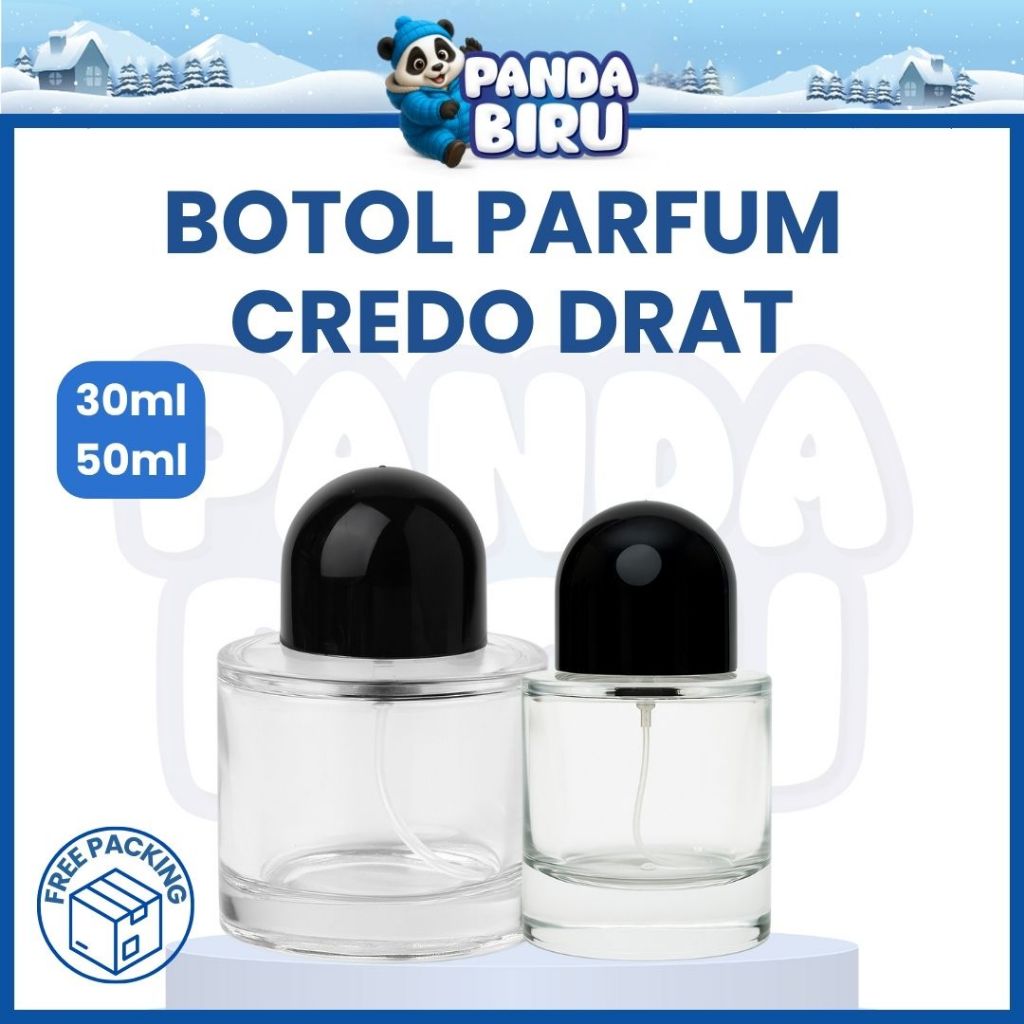 Botol Parfum Byredo Credo Drat 30ml & 50ml - Botol Kaca Winyak Wangi Premium