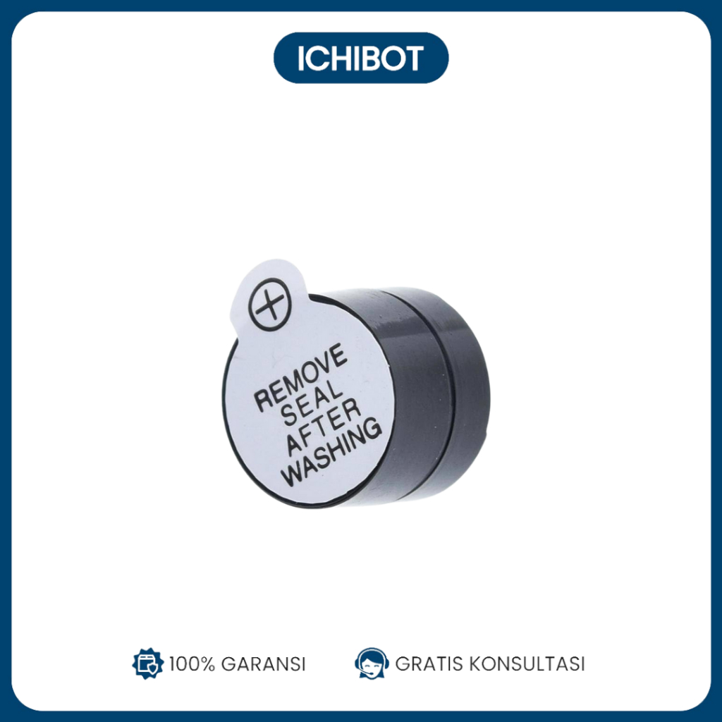 Buzzer Elektromagnetik Pasif/Aktif — 12V (Komponen Elektroakustik)