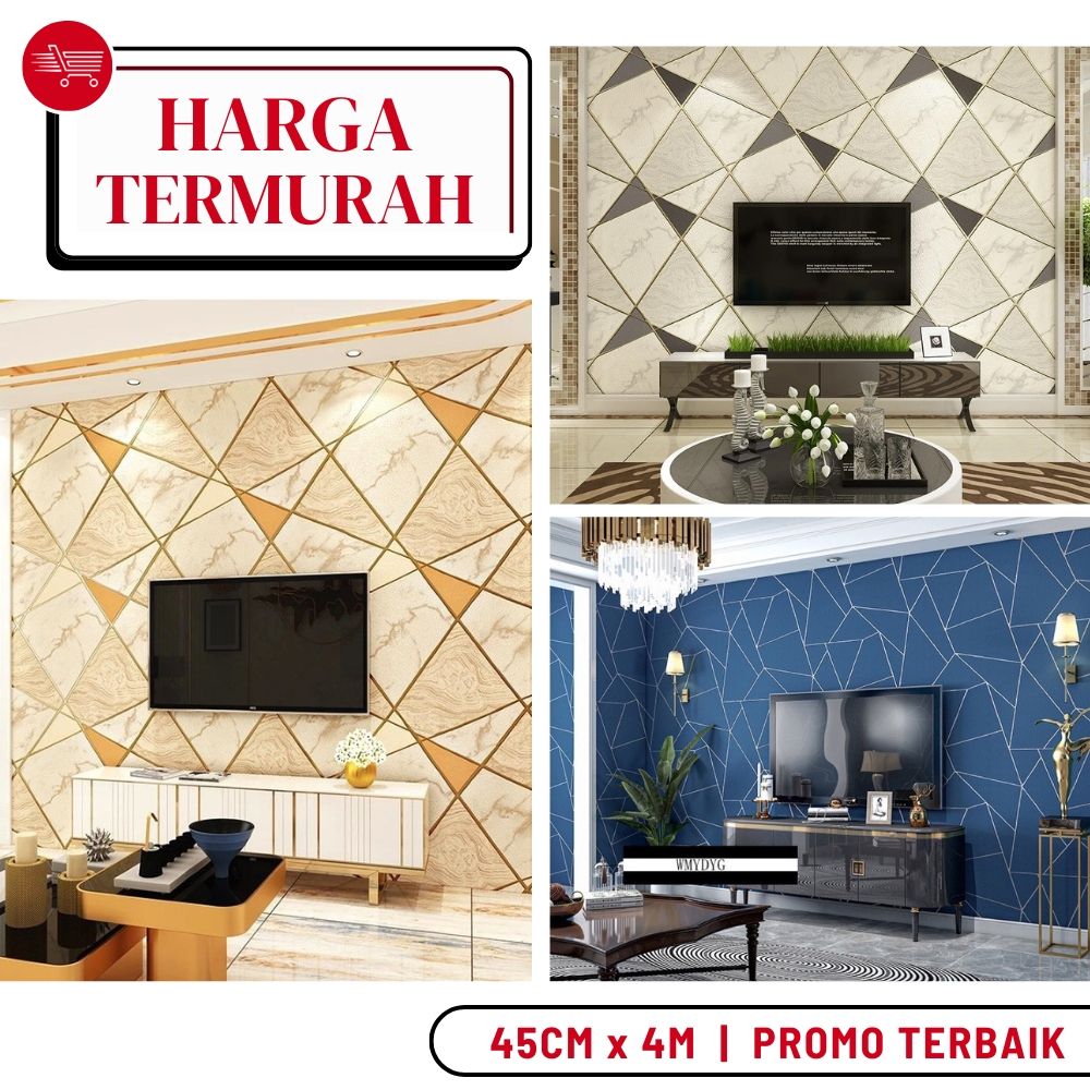 Wallpaper Dinding Ruang Tamu Minimalis Walpaper Dinding Kamar Tidur Polos Walpeper Dinding 3D Elegan