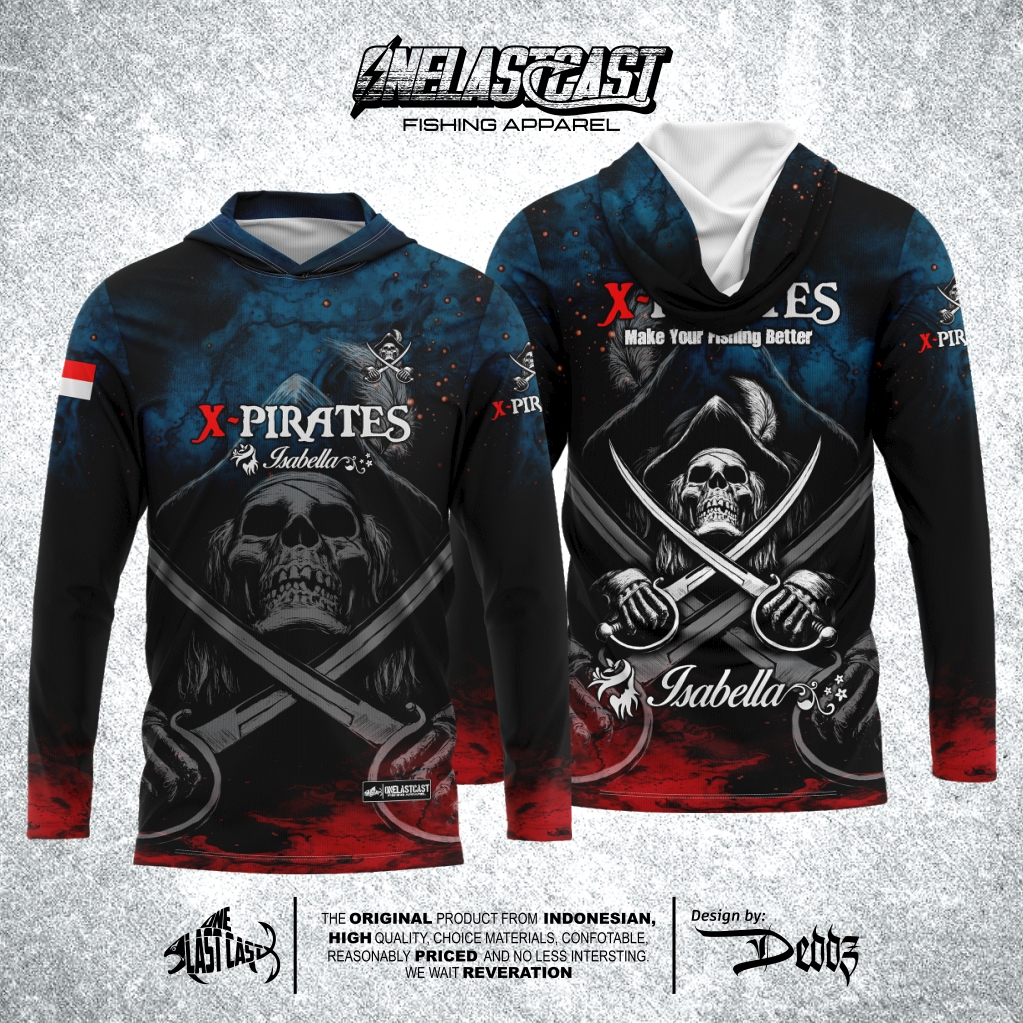 ONELASTCAST JERSEY MANCING MODEL KUPLUK TEGEK ALEXANDRIA ISABELLA X-PIRATES BISA CUSTOM NAMA