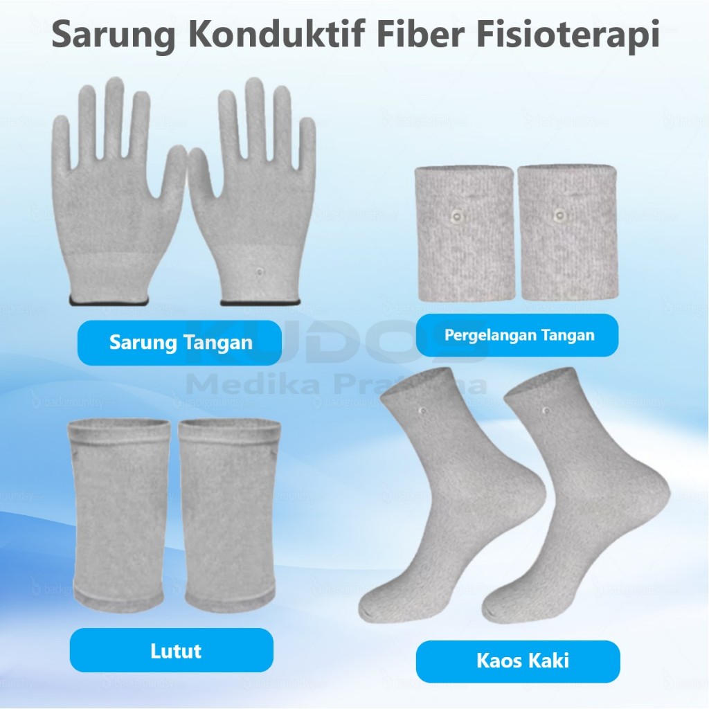 Electrode Conductive Terapi Pijat Elektrik Listrik Fisioterapi Akupunktur TENS Syaraf Saraf Otot Sar