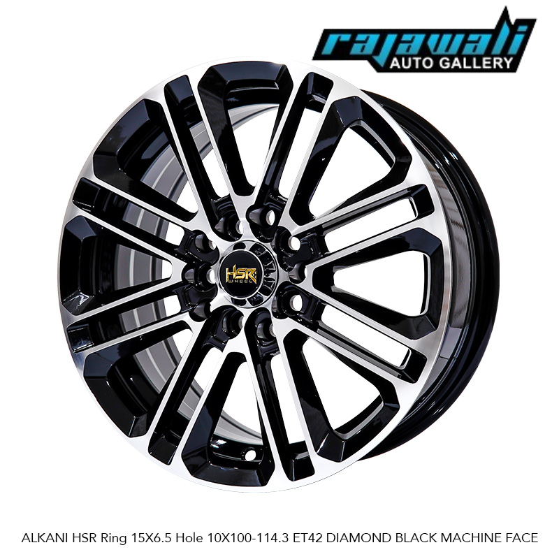 Velg Racing Ring 15 HSR ALKANI WARNA TWO TONE BUAT MOBIL IGNIS SIRION CONFERO FREED VIOS DLL