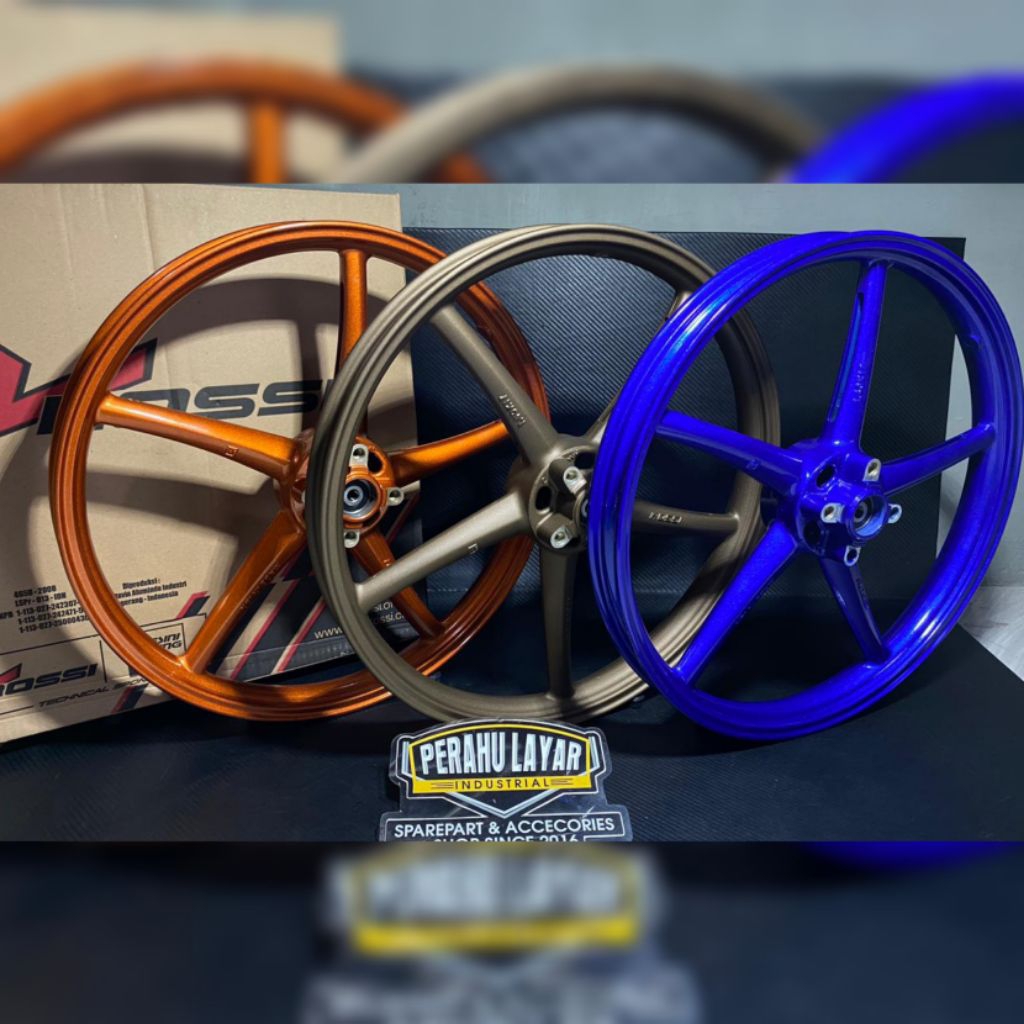 Velg Vrossi Sprint Sanca Model Copy rcb ukuran 140 ring 17 Pelek lingkar Palang Depan ring 17 ukuran