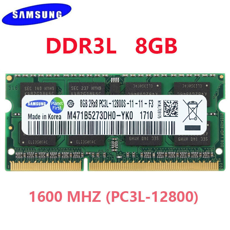 Sodimm 8GB DDR3L RAM 8 GB DDR3L MEMORY 8GB DDR3L PC3L 12800 Kingston