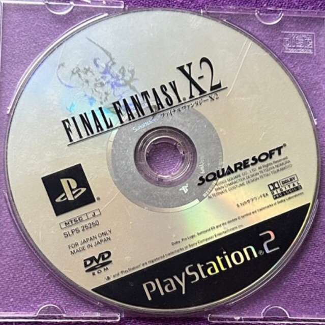 kaset ps2 ori japan final fantasy x-2