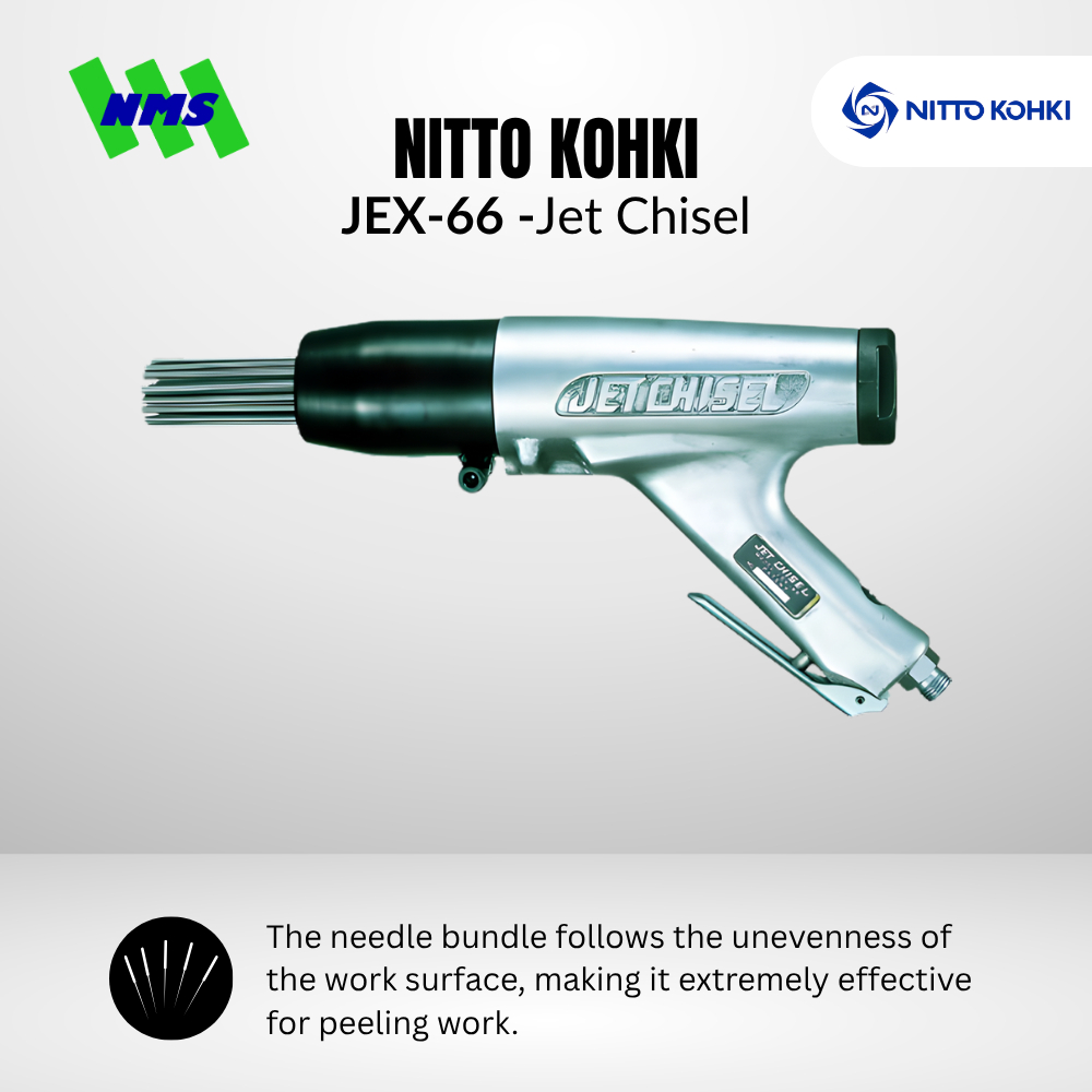 Mesin Pahat Angin NITTO JEX-66 Nitto Jet Chisel (00064) Pneumatic Scraper Bobok