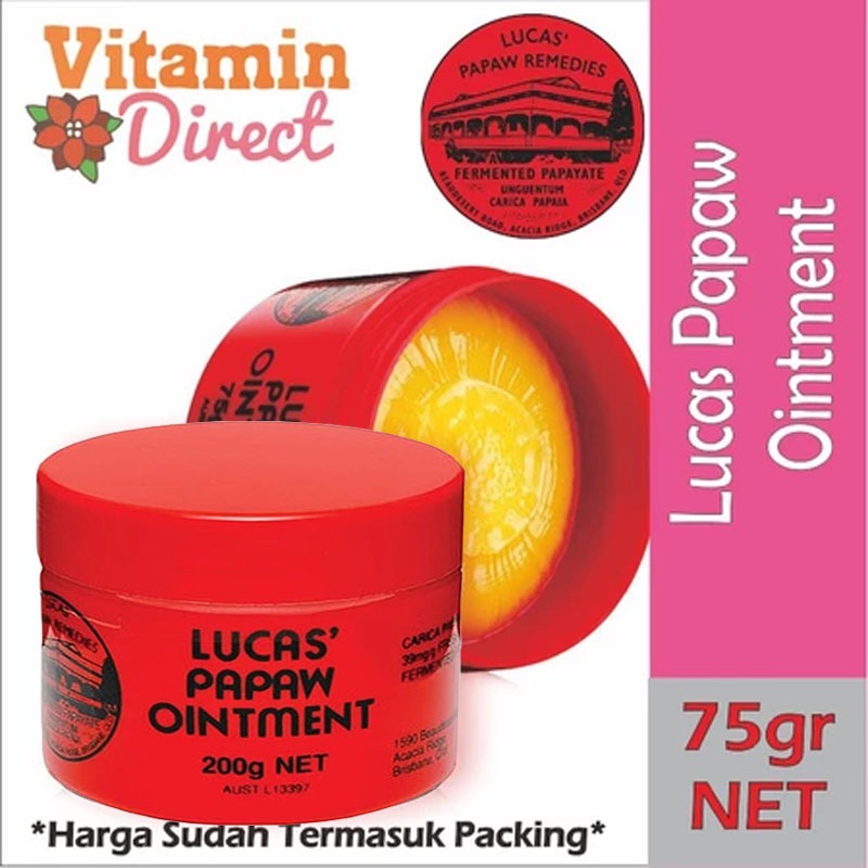 100% ORI Lucas Papaw Ointment 75gr Original