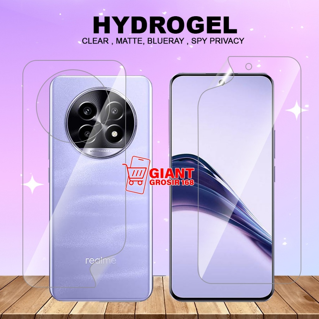 Antigores Hydrogel Realme 13 4G Realme 13 Pro Realme 13 Pro Plus Realme 13 Plus Realme C1 Realme C2 
