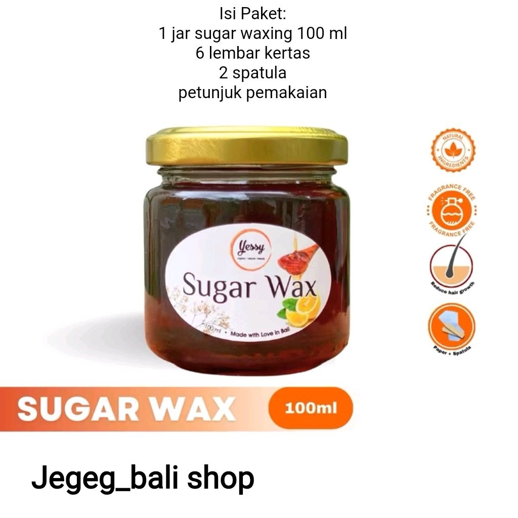 Sugar waxing 100 ml Waxing ketiak Waxing bulu Hair removel