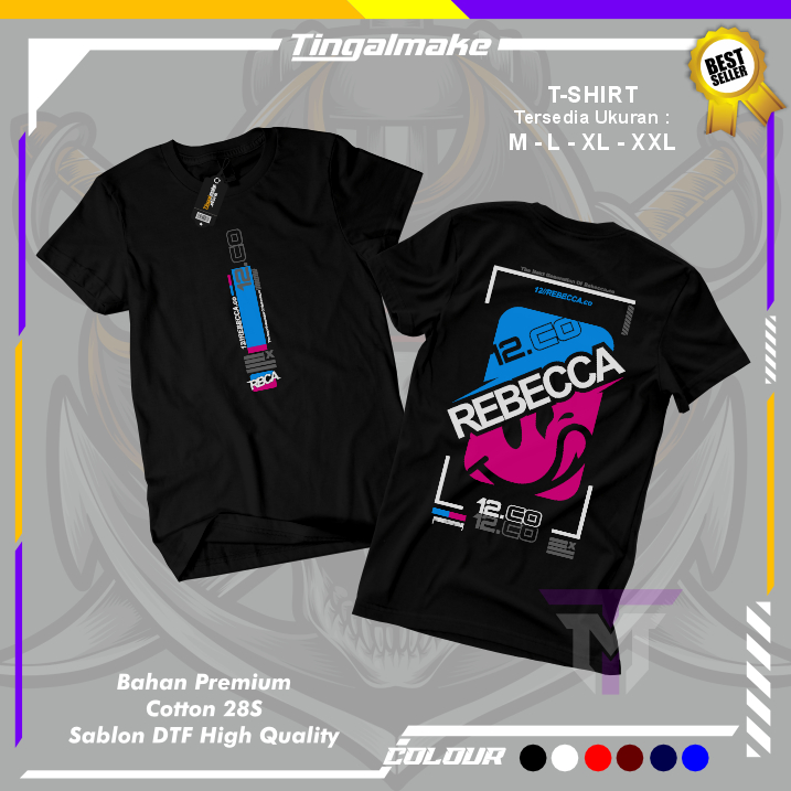 Baju Truck V1 Rebecca Concept - Original T-Shirt Unisex | Kaos Distro Truck Rebecca - Bahan Premium