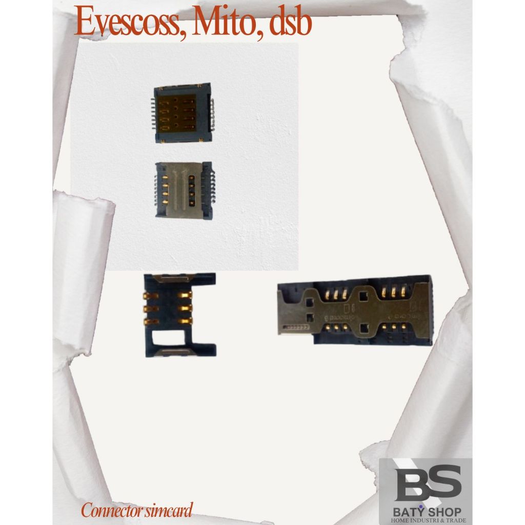 Konektor Simcard Doble Sim Hp China Simreader Single