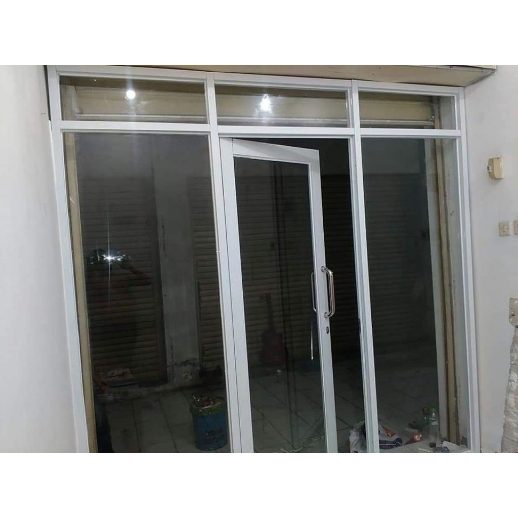 partisi aluminium kaca