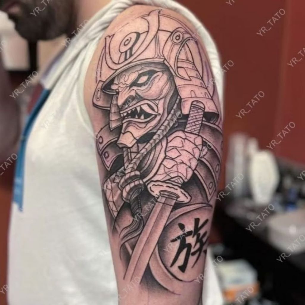 COD | Tatto temporer XQB 069 TENTARA JEPANG keren tatto temporary stiker tatto tubuh tangan punggung