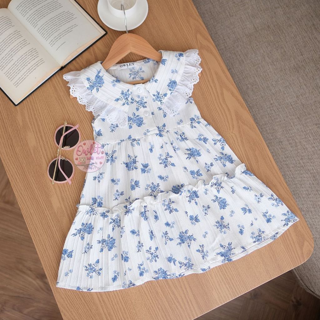 Owlet - Loppy Dress - Dress Anak Perempuan - Dress Sailor - Dress Lucu Anak - Dress Fashoin Anak Per