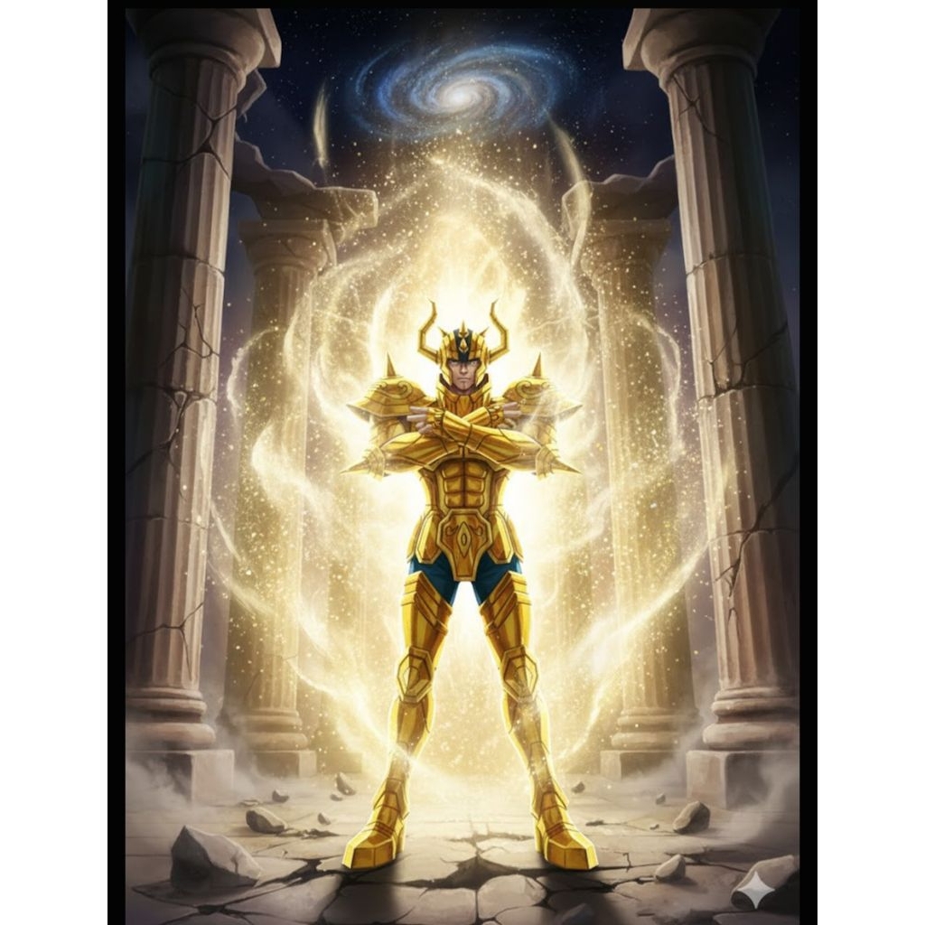 Papercraft Action Figure Taurus Aldebaran saiya